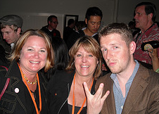 Matt Mullenweg, Linda Lee, Rebecca Martin, WordCamp, Wordpress Matt Mullenweg, Linda Lee, Rebecca Martin, WordCamp, Wordpress