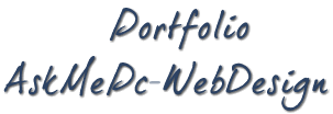 Portfolio Askmepc-webdesign, simple, clean and elegant design at a price you can afford
