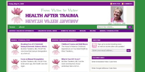 Health After Trauma blog redesign, askkmepc-webdesign