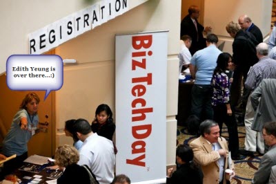 Linda Lee, Volunteering at BizTech Day, Linda Lee, Smart Women Stupid Computers, Registration Desk,Sue Kwon, Channel 5 CBS News, Craig Newmark , Craigslist Founder,Justin Kan, Justin TV, Kevin Rose, Digg