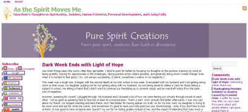 Pure Spirit Creation blog