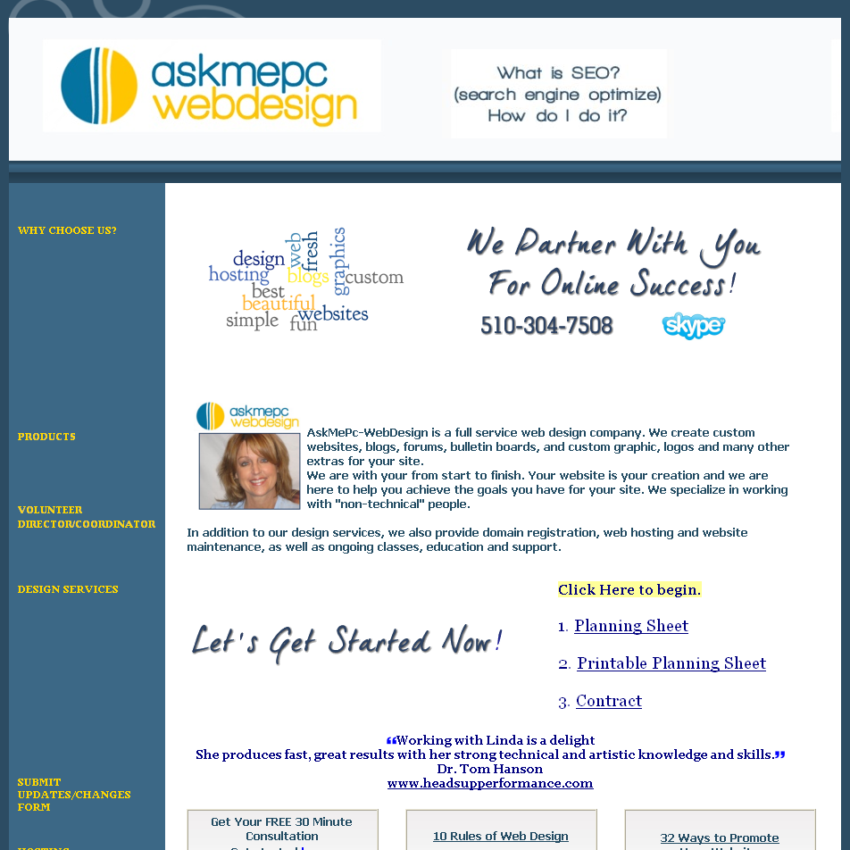 Websites, Blogs and Training